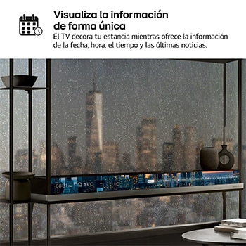 LG Smart TV LG OLED SIGNATURE AI T4 Transparente e inalámbrico 77 pulgadas 4K 2025, OLED77T49LA