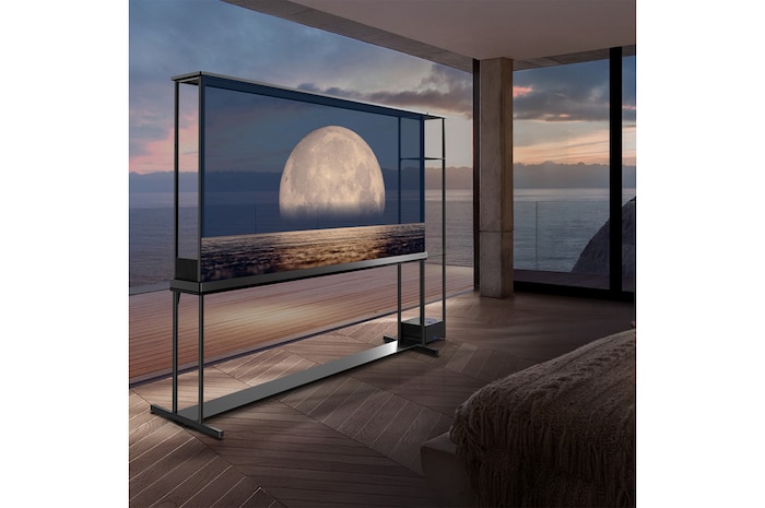 LG Smart TV LG OLED SIGNATURE AI T4 Transparente e inalámbrico 77 pulgadas 4K 2025, OLED77T49LA