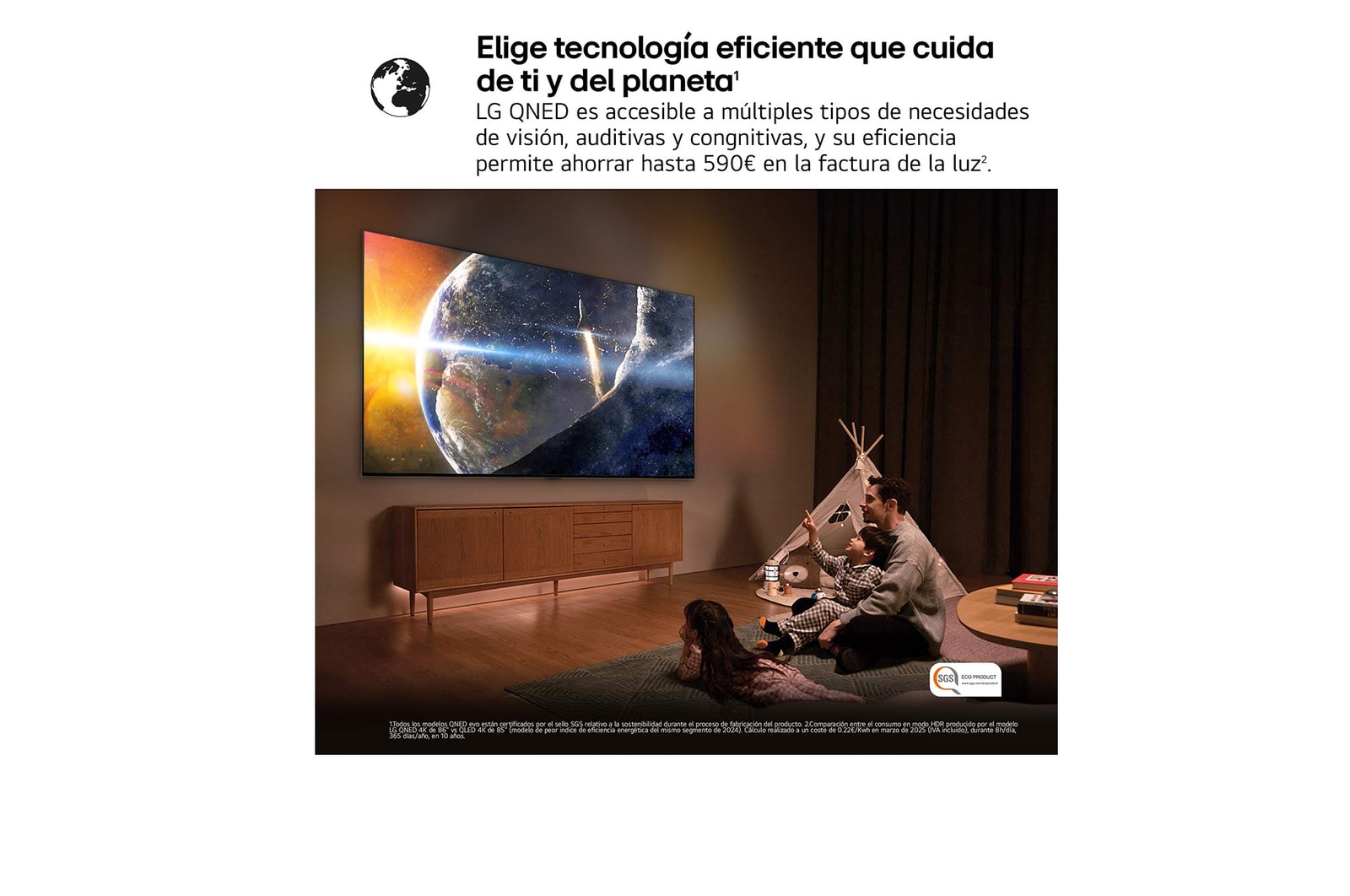LG Smart TV LG QNED AI QNED80 65 pulgadas 4K 2025, 65QNED80A6A