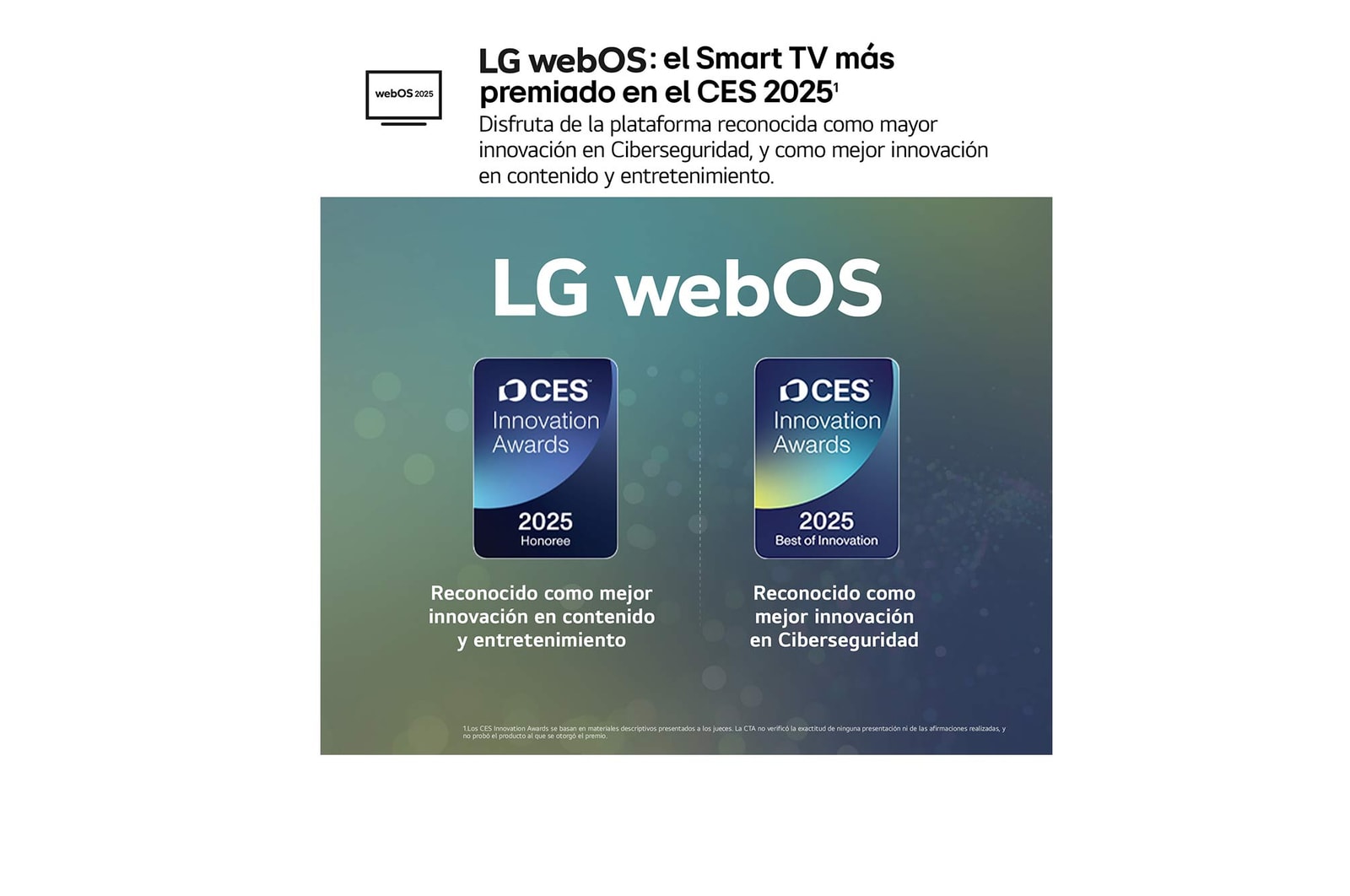 Un televisor LG TV con un primer plano del mando a distancia AI Magic Remote de LG. El botón AI está resaltado y en un globo de texto se puede leer “sugiéreme una película que me guste”. En pantalla podemos ver el ícono del usuario E, demostrando así cómo AI Voice ID ha sido capaz de identificar qué usuario era y de darle recomendaciones personalizadas con tan solo oír su voz.