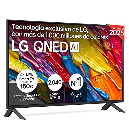 Smart TV LG QNED AI QNED82 43 pulgadas 4K 2025 - 43QNED82A6B