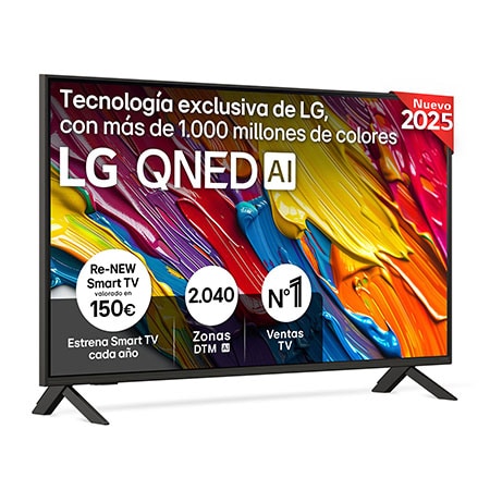 TV LG QNED 43QNED84A6C 43" 4K UltraHD 60Hz Smart TV WebOS HDR10 VRR