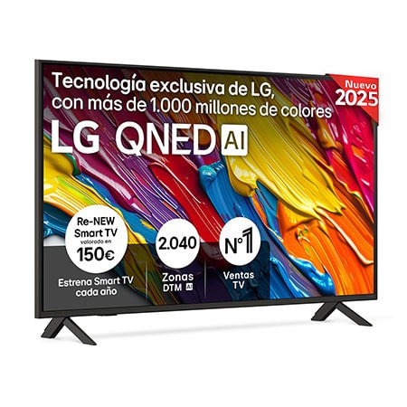 Lg Smart Tv Qned Ai Qned84 50 Pulgadas 4K 2025 - 50Qned84a6c - Imagen 1