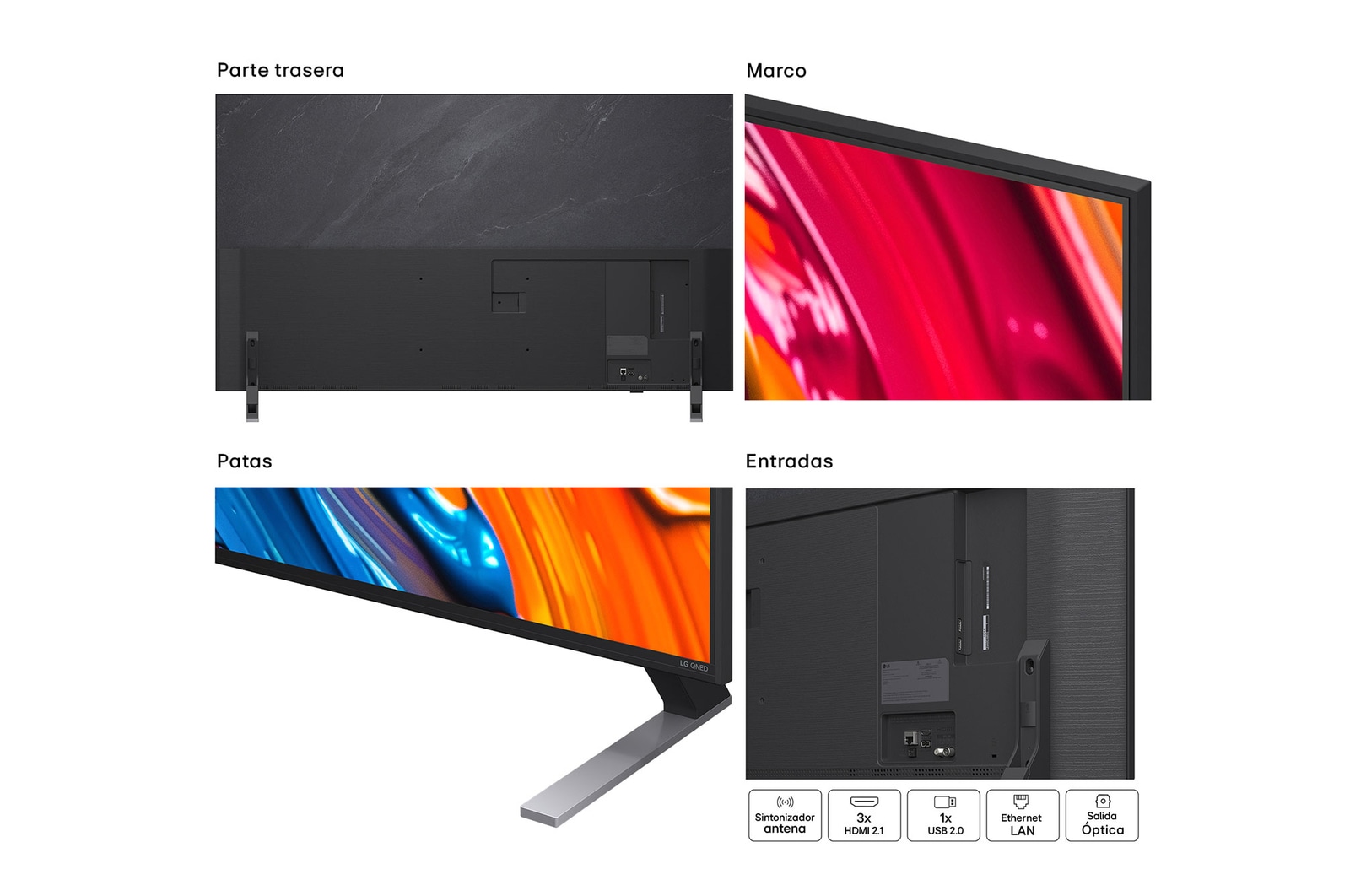 LG Smart TV LG QNED AI QNED84 65 pulgadas 4K 2025, 65QNED84A6C