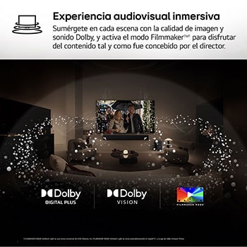 Sci-fi content is playing on an LG TV screen. On the screen is the Al Chatbot interface. The user messaged the chatbot saying that the screen is too dark. The chatbot offered solutions to the request. The whole scene is also split in two. One side is darker, the other side is brighter, showing how Al Chatbot solved the issue for the user automatically. Text explains Al Chatbot can understand user intent and provide solutions to troubleshoot.