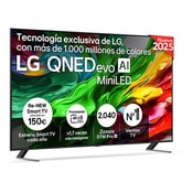 LG QNED evo AI QNED85 MiniLED 4K Smart TV 2025 de 75 pulgadas
