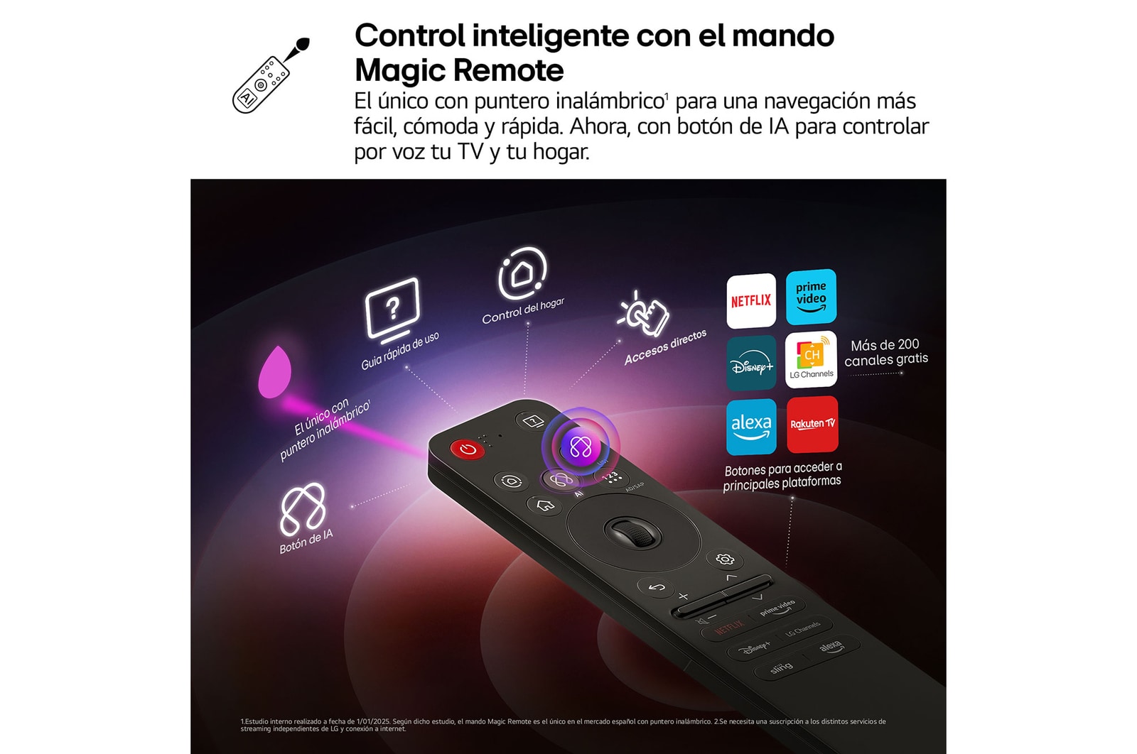 Una niña y un perro están sentados frente a un televisor LG QNED TV montado en una pared con una barra de sonido LG Soundbar. En pantalla muestra a tres elefantes caminando hacia adelante. El título hace referencia a cómo cada acción es más emocionante en una pantalla gigante.