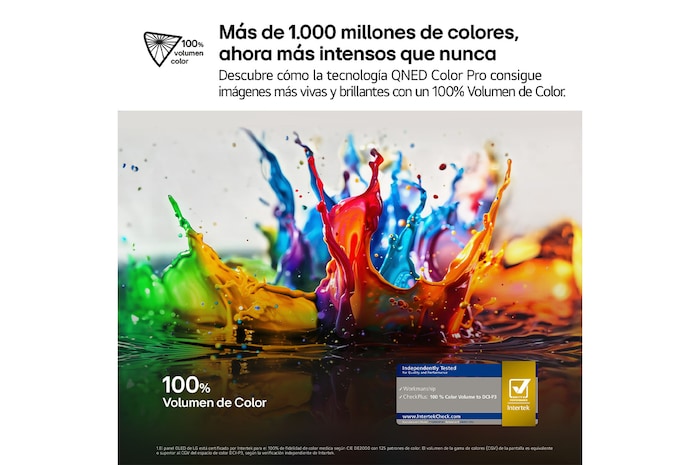 El procesador alpha 8 AI Processor Gen2 se enciende y emite destellos de luz naranjas y rosas. El título hace referencia a la calidad 4K, al color y al increíble brillo que el procesador ofrece. En el texto de la imagen se puede leer “aproximadamente procesamiento neuronal de la IA 1,7 veces mayor que la NPU y 1,4 veces más rápido que la CPU”.