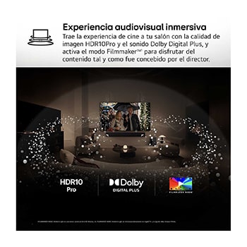 AI Magic Remote de LG en primer plano. El icono del botón AI está resaltado. En el fondo aparece la interfaz de usuario de webOS de LG. El cursor del ratón implica que se está usando el mando a distancia. El texto explica cómo las funciones del mando a distancia y los controles hacen que la navegación en webOS sea más sencilla. 