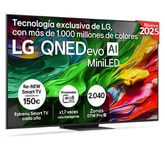 Smart TV LG QNED evo AI QNED86 65 pulgadas MiniLED 4K 2025