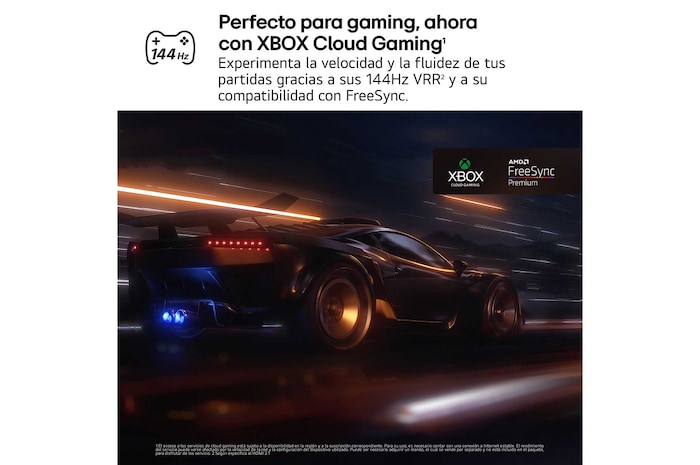 En la pantalla de un televisor LG QNED TV se muestra la página de inicio de webOS 25 llena de aplicaciones y contenidos de entretenimiento. Junto al televisor está el mando a distancia LG AI Magic Remote. El botón AI está iluminado como si se hubiera activado con la voz del usuario. A su lado se puede ver una burbuja de texto que cambia a Mi cuenta. El texto breve explica cómo los usuarios pueden sincronizar su voz a su perfil personal para facilitar la navegación y recibir recomendaciones personalizadas.