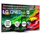 Smart TV LG QNED evo AI QNED86 75 pulgadas MiniLED 4K 2025