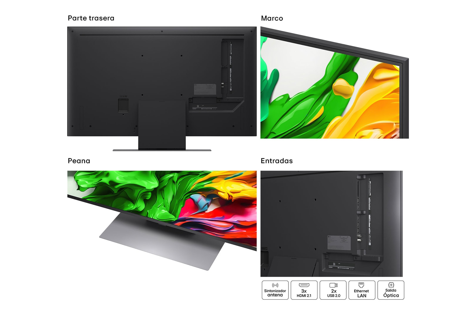 LG Smart TV LG QNED evo MiniLED AI QNED87 43 pulgadas 4K 2025, 43QNED87A6D