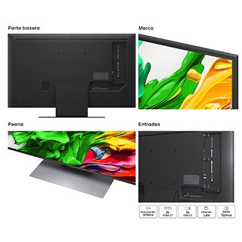 LG Smart TV LG QNED evo MiniLED AI QNED87 43 pulgadas 4K 2025, 43QNED87A6D