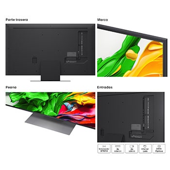 LG Smart TV LG QNED evo MiniLED AI QNED87 50 pulgadas 4K 2025, 50QNED87A6D