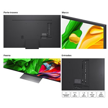 LG Smart TV LG QNED evo MiniLED AI QNED87 65 pulgadas 4K 2025, 65QNED87A6B