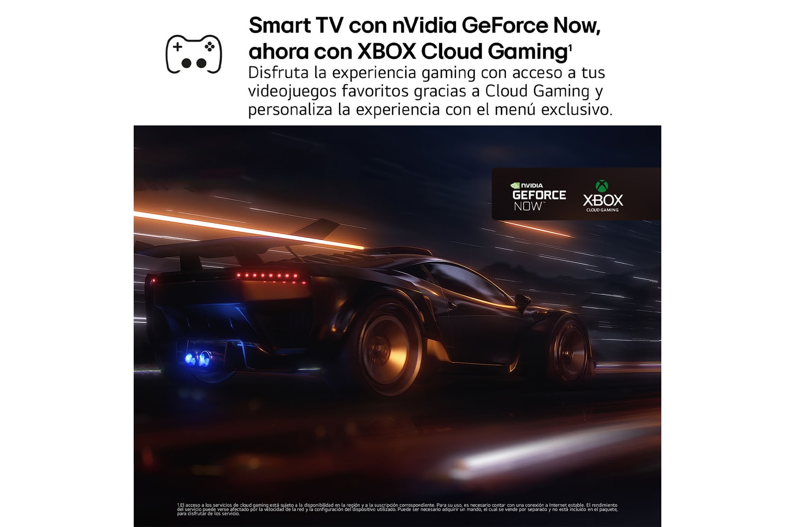 Close-up of an LG TV screen showing how AI Search works. A small chat window is open showing how the user asked for what sports games are available. AI search responded via chat and by showing thumbnails of available content. There is also a prompt to ask Microsoft Copilot. 