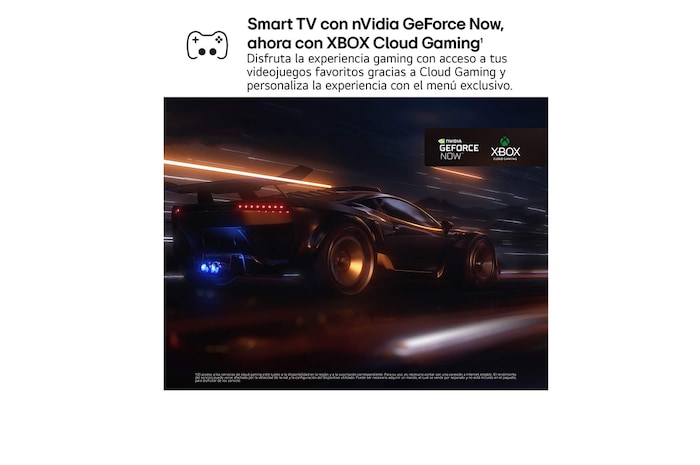 Close-up of an LG TV screen showing how AI Search works. A small chat window is open showing how the user asked for what sports games are available. AI search responded via chat and by showing thumbnails of available content. There is also a prompt to ask Microsoft Copilot. 