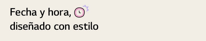 El título dice, Fecha y Hora, diseñado con estilo