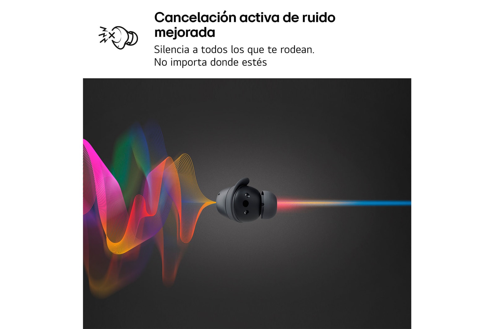 life style image of buds sound movement in colors grafhics