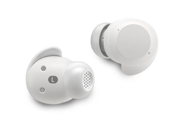 earbuds from each diagonal angle