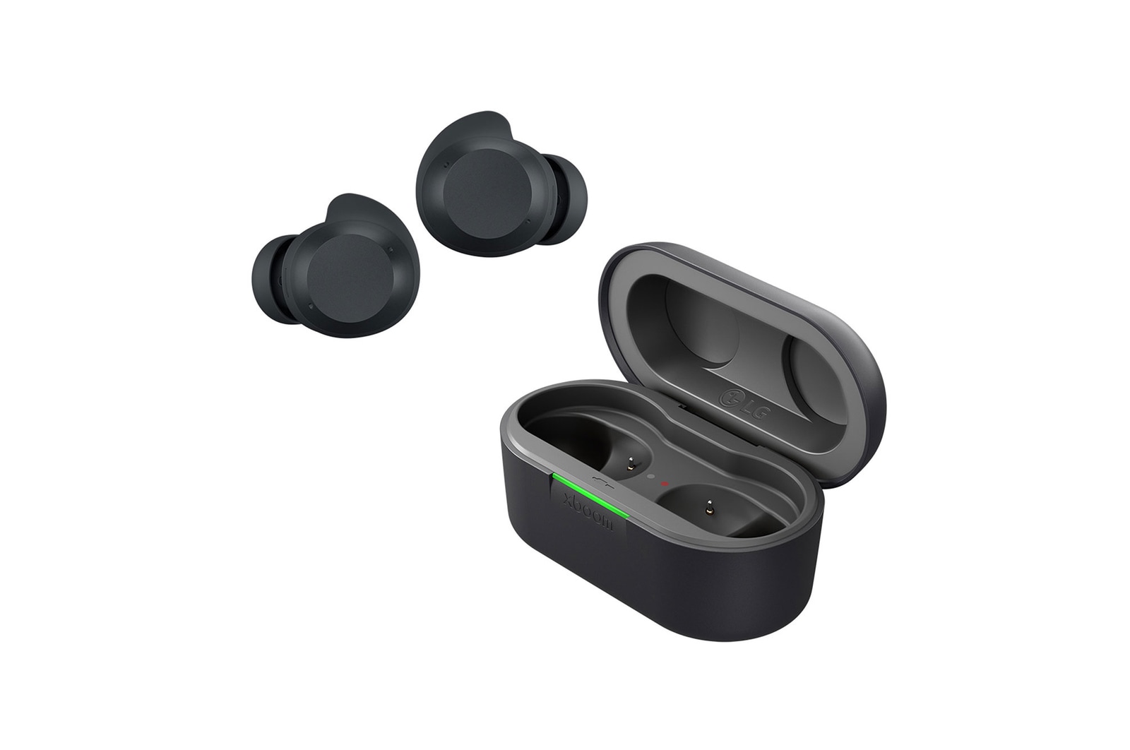 front view with earbuds apart