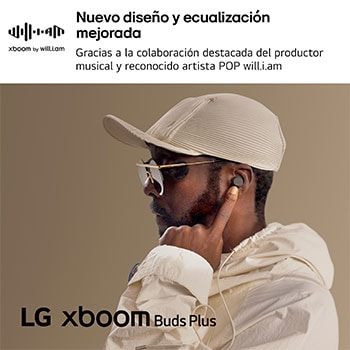 USP card: LG xboom Buds, reinspired by will.i.am