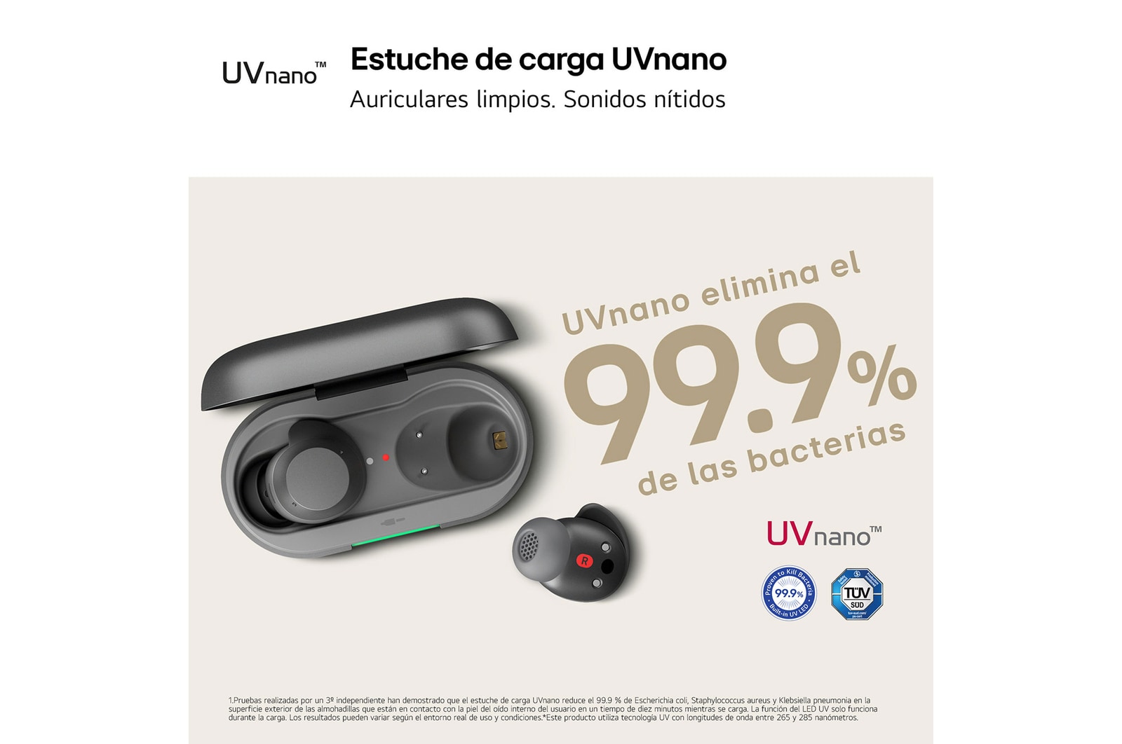 USP card: Sanitize your buds while charging