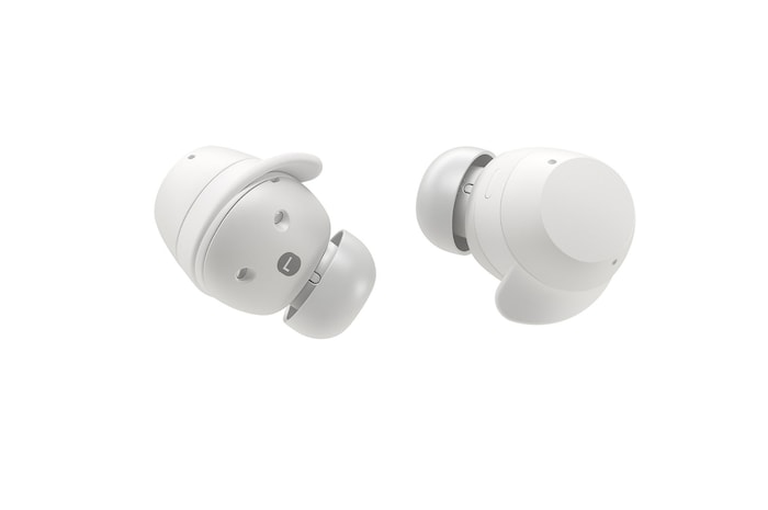 front view with earbuds apart
