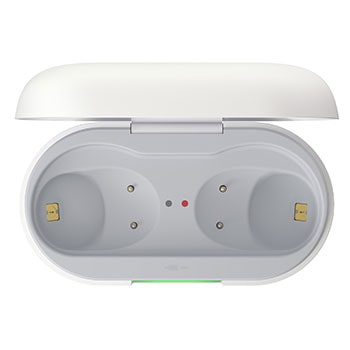 opened empty cradle top view