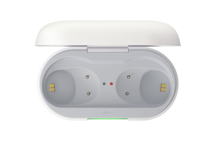 opened empty cradle top view