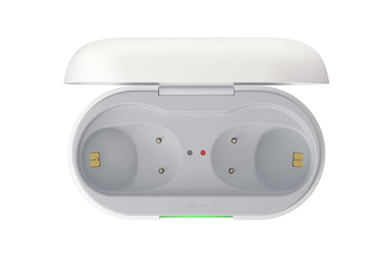 opened empty cradle top view