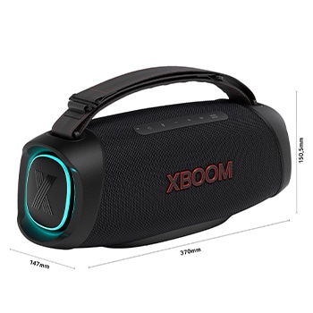 LG xboom XG8T - Altavoz inalámbrico, bluetooth, 60W, hasta 15h batería, resistencia militar, IP67, Negro, XG8T.DEUSLLC
