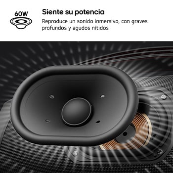 LG xboom XG8T - Altavoz inalámbrico, bluetooth, 60W, hasta 15h batería, resistencia militar, IP67, Negro, XG8T.DEUSLLC