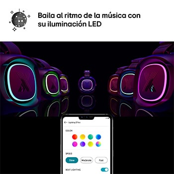 LG xboom XG8T - Altavoz inalámbrico, bluetooth, 60W, hasta 15h batería, resistencia militar, IP67, Negro, XG8T.DEUSLLC