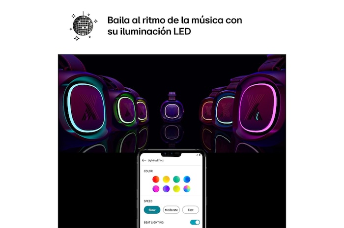 LG xboom XG8T - Altavoz inalámbrico, bluetooth, 60W, hasta 15h batería, resistencia militar, IP67, Negro, XG8T.DEUSLLC