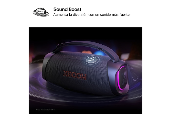 LG xboom XG8T - Altavoz inalámbrico, bluetooth, 60W, hasta 15h batería, resistencia militar, IP67, Negro, XG8T.DEUSLLC