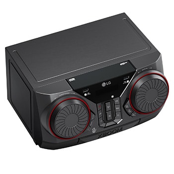 diagonal top view of multimedia receiver