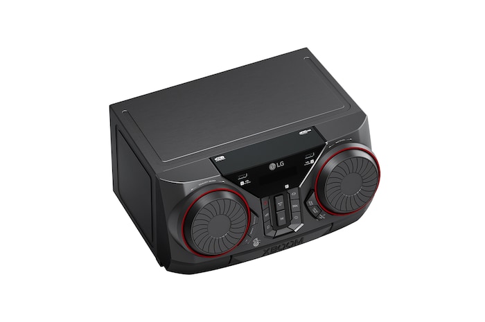 diagonal top view of multimedia receiver