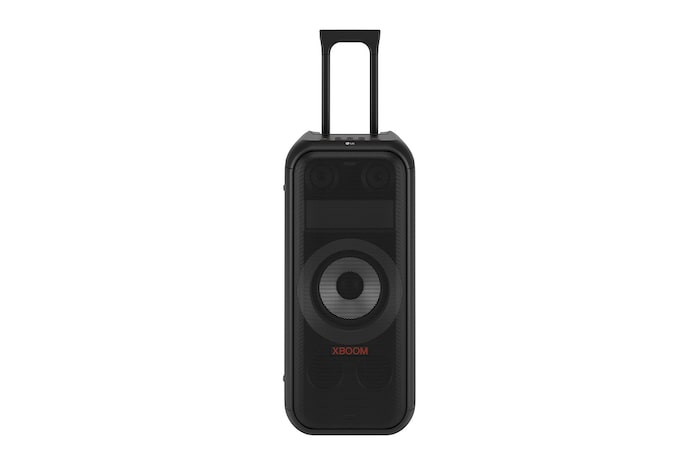 LG xboom La Bestia DXL7T - Altavoz gran potencia, 250W, karaoke, luces y pantalla LED, efectos de DJ, Bluetooth, hasta 20h batería, Asa Telescópica y Ruedas, Resistencia IPX4 ,Negro, DXL7T.DESB