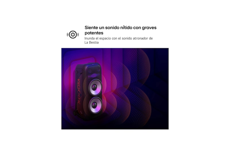 LG xboom La Bestia DXL7T - Altavoz gran potencia, 250W, karaoke, luces y pantalla LED, efectos de DJ, Bluetooth, hasta 20h batería, Asa Telescópica y Ruedas, Resistencia IPX4 ,Negro, DXL7T.DESB