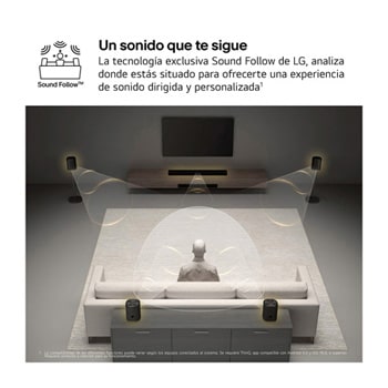 LG Sound Suite - Pack Inmersive Suite 7 Pro, con barra de sonido H7, 2 altavoces WiFi M7 y subwoofer W7, H7.M7W7002