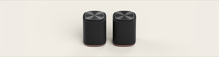 Una pareja de altavoces M5 LG AI Stereo Suite 5