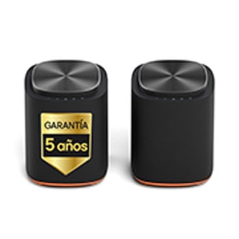 Vista frontal de LG Sound Suite - Pack Stereo Suite 5, con 2 altavoces WiFi M5 M5002
