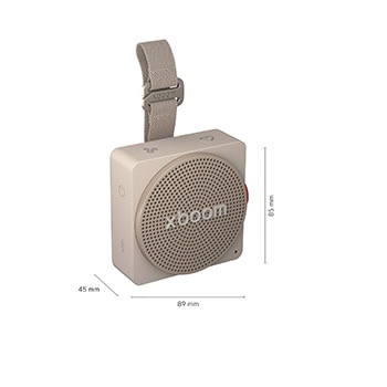 LG xboom Mini - Altavoz inalámbrico, bluetooth, 5W, hasta 10h batería, resistencia IP67, Gris