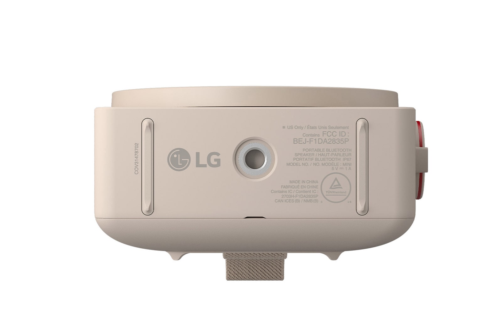 LG xboom Mini - Altavoz inalámbrico, bluetooth, 5W, hasta 10h batería, resistencia IP67, Gris