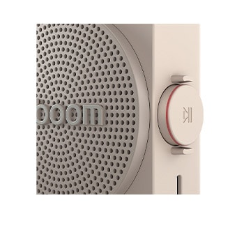 LG xboom Mini - Altavoz inalámbrico, bluetooth, 5W, hasta 10h batería, resistencia IP67, Gris