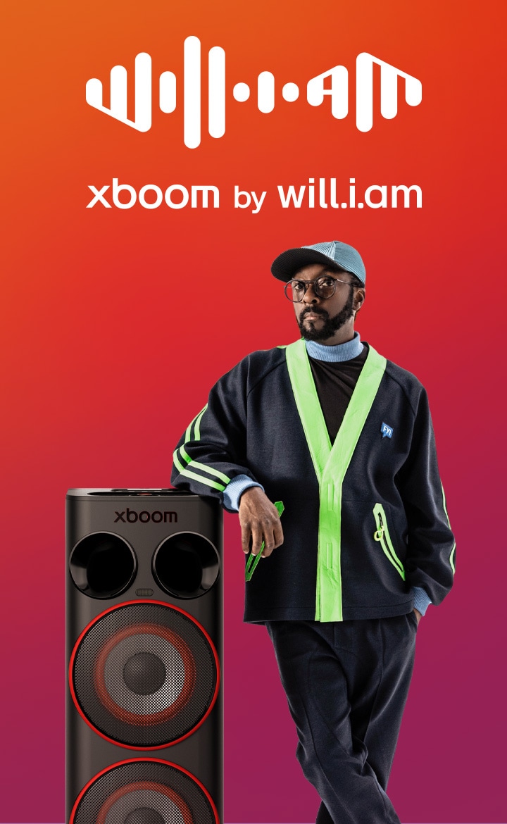 LG xboom Power 9000 con will.i.am, un potente altavoz bluetooth para fiestas que ofrece audio inmersivo y está diseñado para una energía de fiesta enorme.