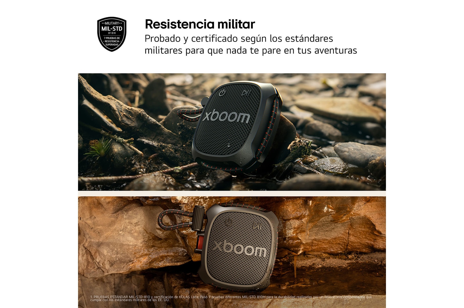 LG xboom Rock by will.i.am | Bluetooth speaker with extreme durability for outdoors