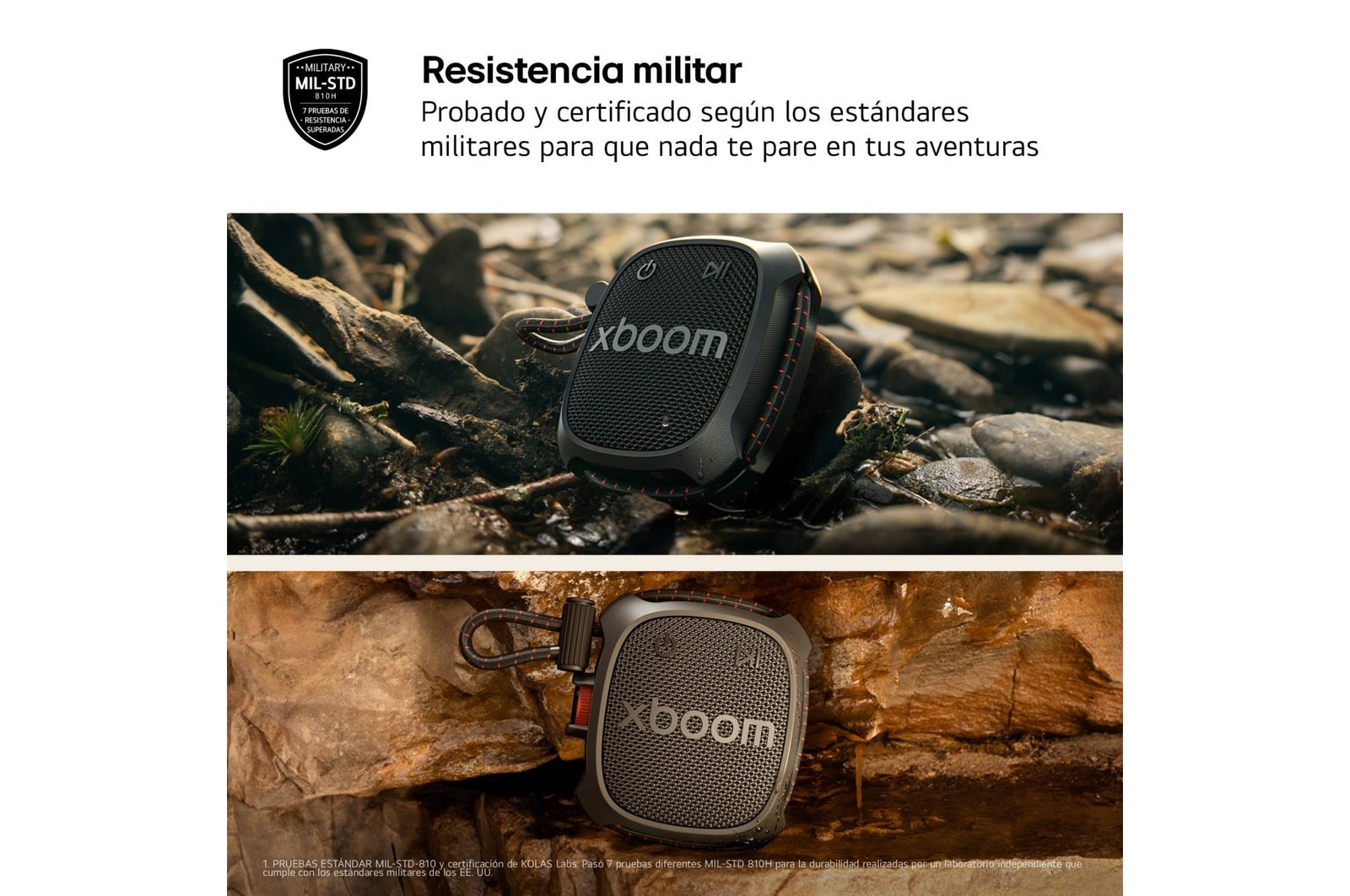LG xboom Rock by will.i.am | Bluetooth speaker with extreme durability for outdoors
